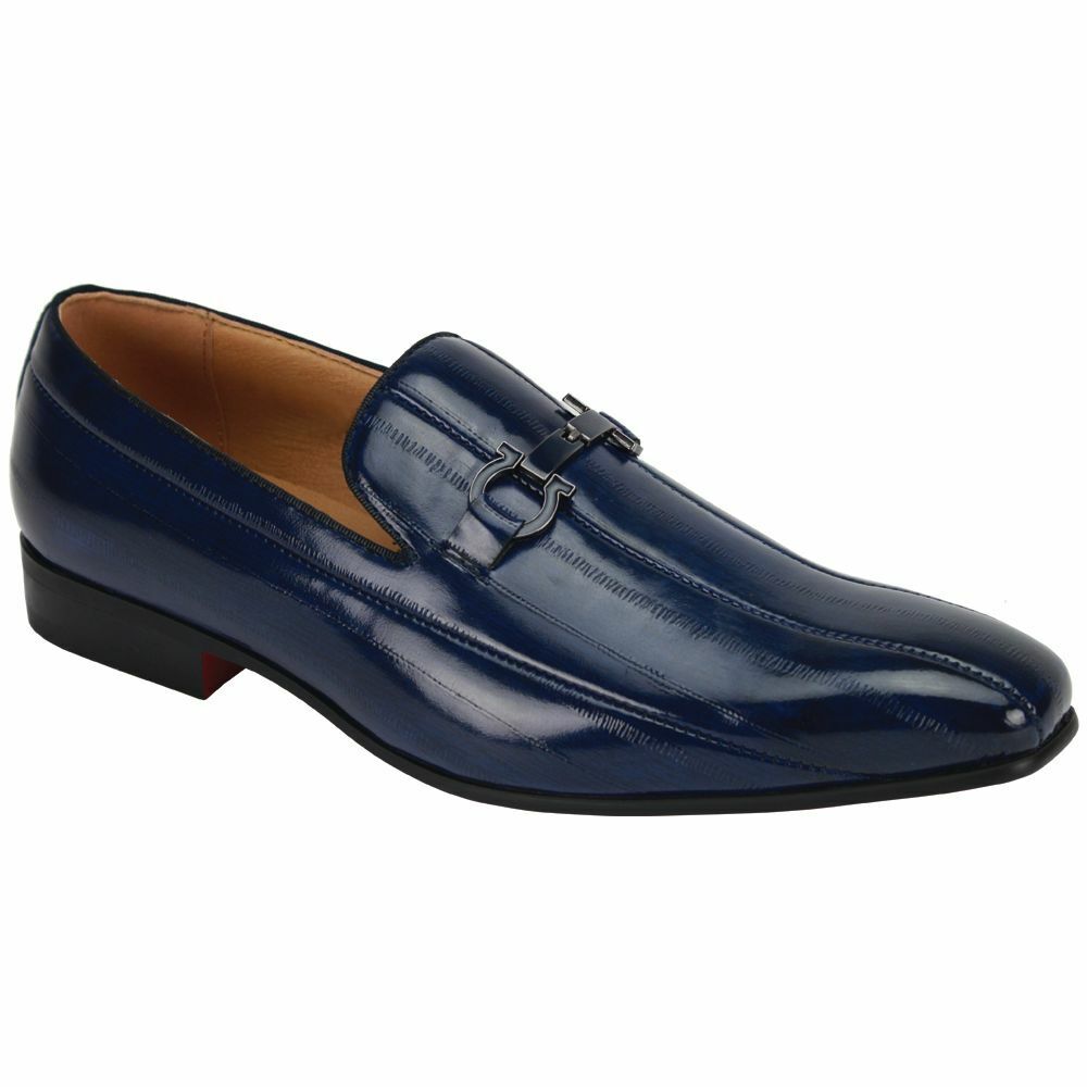 navy blue loafers for men's