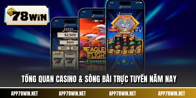 Tổng quan casino & sòng bài trực tuyến năm nay